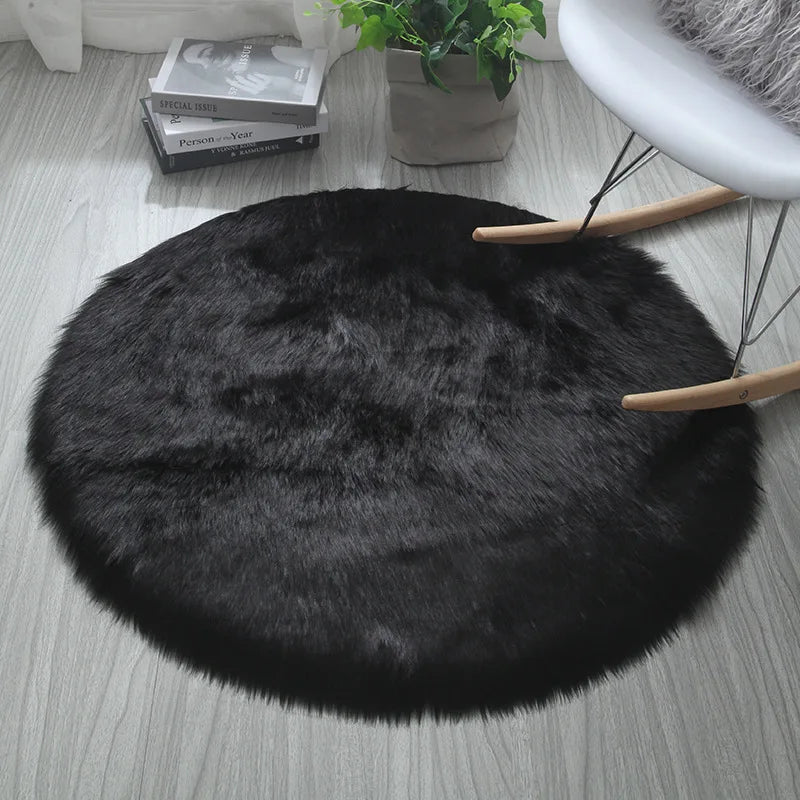 30x30 cm Soft Plush Rugs Floor Mat - Shopping Time Australia