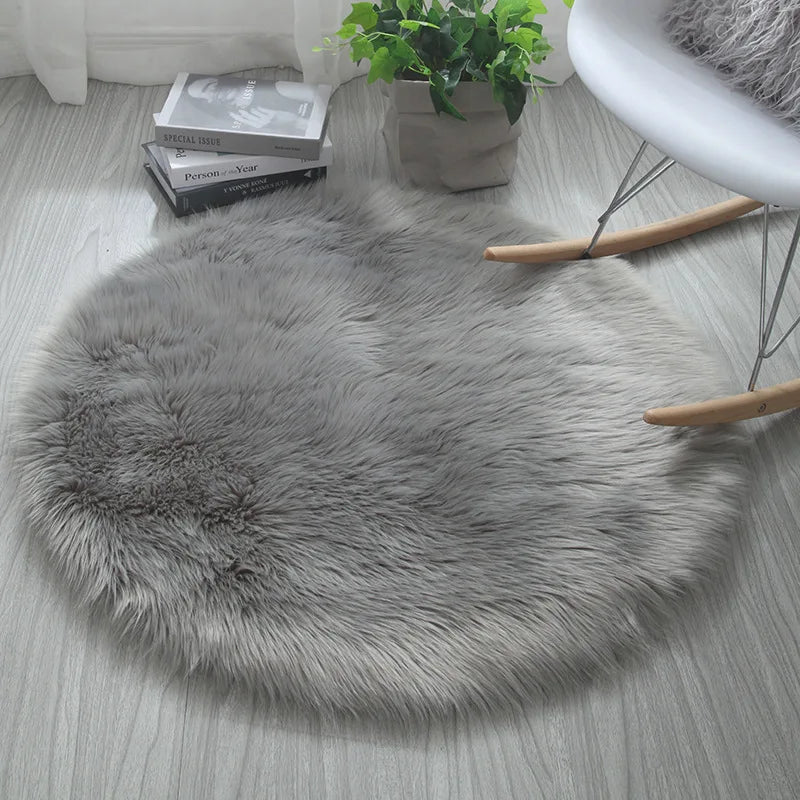 30x30 cm Soft Plush Rugs Floor Mat - Shopping Time Australia