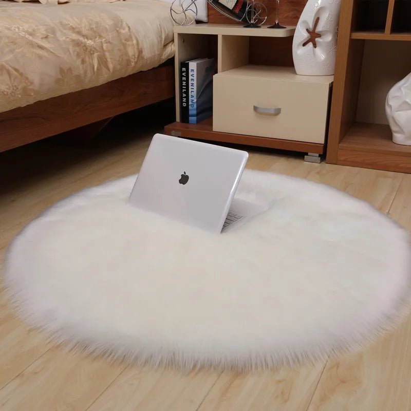 30x30 cm Soft Plush Rugs Floor Mat - Shopping Time Australia