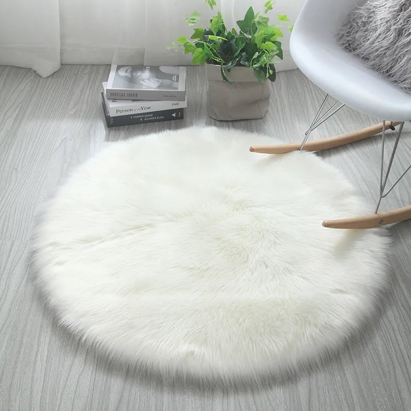 30x30 cm Soft Plush Rugs Floor Mat - Shopping Time Australia