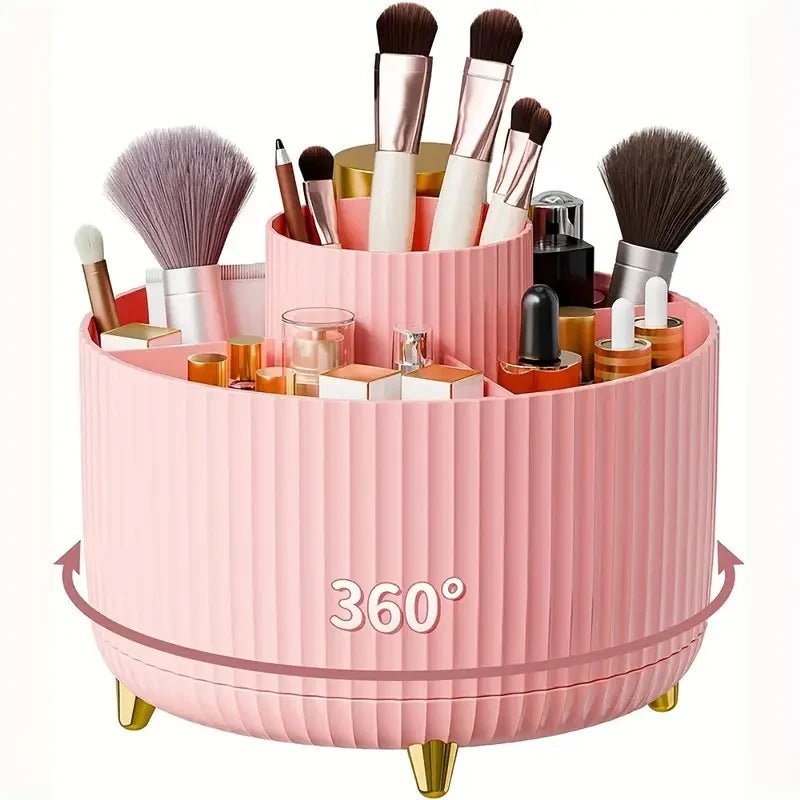 360 Rotating Makeup Storage Organiser - Shopping Time Australia - Makeup Accessories