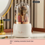 360° Rotating Makeup Brush Holder & Cosmetic Storage Box - Shopping Time Australia