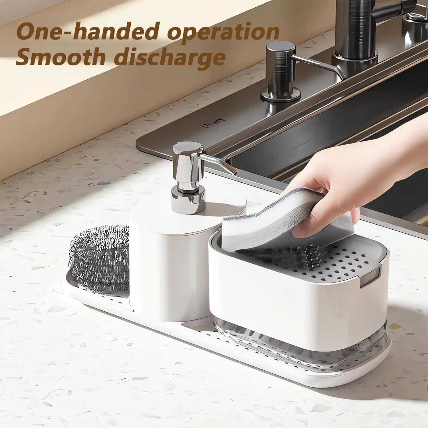 4 - in - 1 Kitchen Soap Dispenser Set - Shopping Time Australia