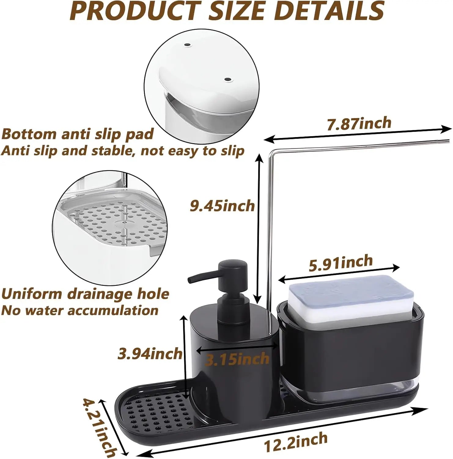 4 - in - 1 Kitchen Soap Dispenser Set - Shopping Time Australia