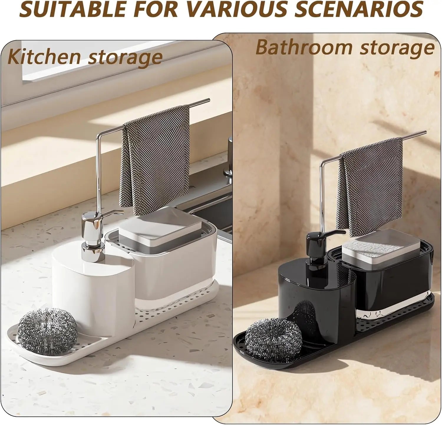 4 - in - 1 Kitchen Soap Dispenser Set - Shopping Time Australia
