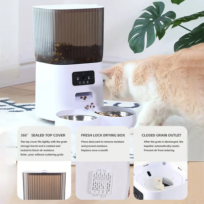 5L Smart Automatic Pet Feeder with Camera - Shopping Time Australia