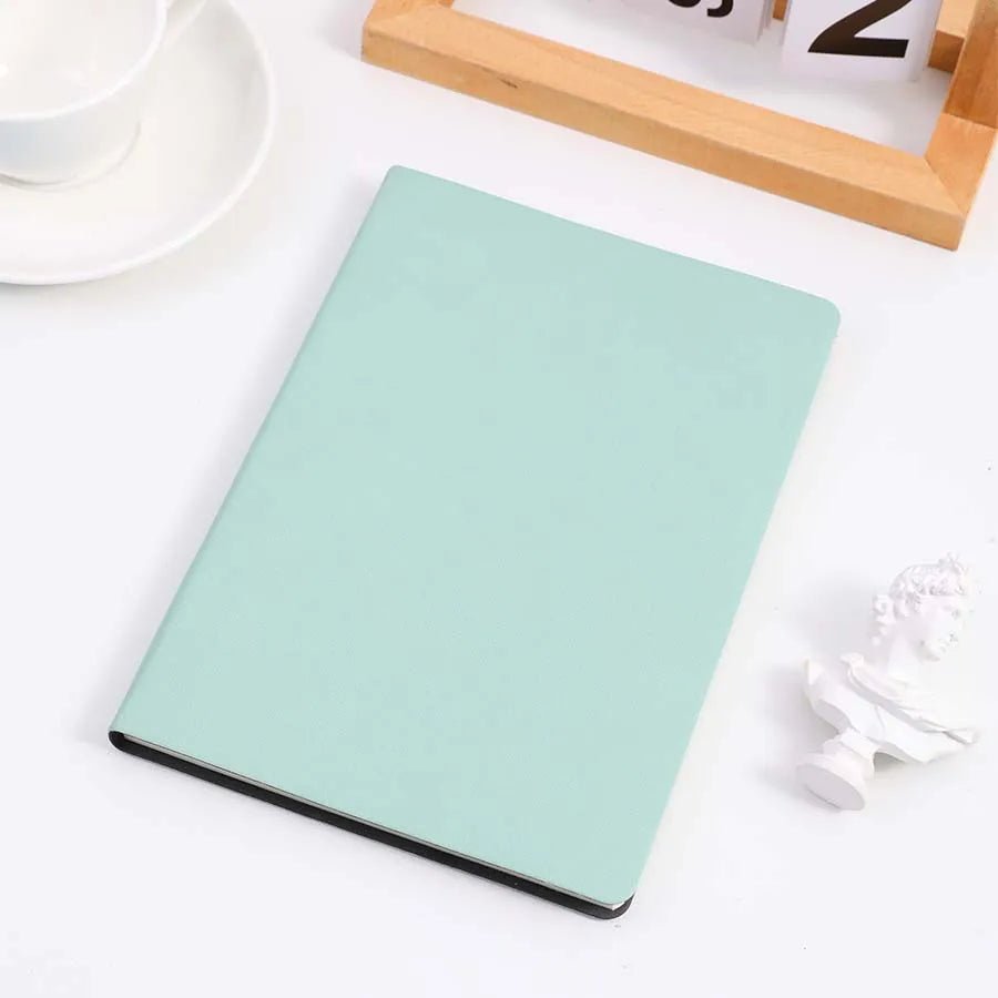 A5 Soft Leather Notebook, 120 Pages, Office Stationery, Waterproof Cover, Comfortable Touch, Hot Selling - Shopping Time Australia - 