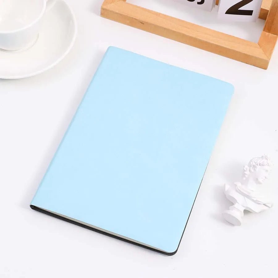 A5 Soft Leather Notebook, 120 Pages, Office Stationery, Waterproof Cover, Comfortable Touch, Hot Selling - Shopping Time Australia - 