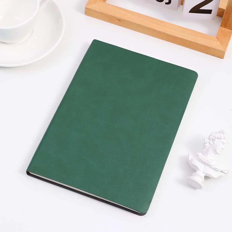 A5 Soft Leather Notebook, 120 Pages, Office Stationery, Waterproof Cover, Comfortable Touch, Hot Selling - Shopping Time Australia - 