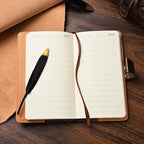A6/A5/B5 Vintage Notebook With Lock Retro Leather Diary Journal Notebook Sketchbook Stationery School Office Supplies Note Book - Shopping Time Australia - 