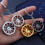 Black Colour Car Rims Keychain - Shopping Time Australia