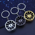 Black Colour Car Rims Keychain - Shopping Time Australia