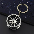Black Colour Car Rims Keychain - Shopping Time Australia