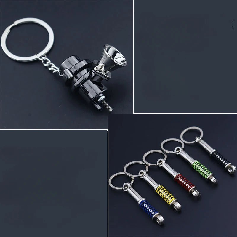 Blue Racer Car Suspension Keychain - Shopping Time Australia