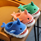 Children's Cartoon Shark Cotton Slippers - Shopping Time Australia