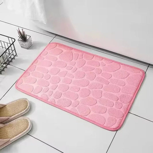 Coral Fleece Memory Foam Absorbent Floor Mat - Shopping Time Australia