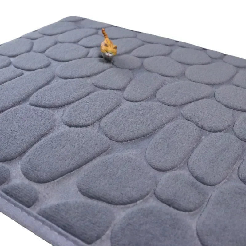 Coral Velvet Soft Foot Mat - Shopping Time Australia