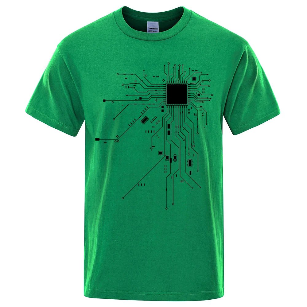CPU Processor Circuit Diagram T Shirt Men - Shopping Time Australia - T-Shirts