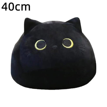Cuddley Black Cat Shaped Soft Plush Toy - Shopping Time Australia