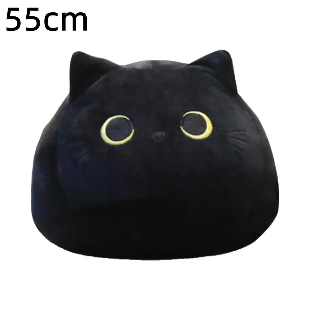 Cuddley Black Cat Shaped Soft Plush Toy - Shopping Time Australia