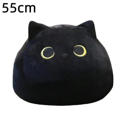 Cuddley Black Cat Shaped Soft Plush Toy - Shopping Time Australia