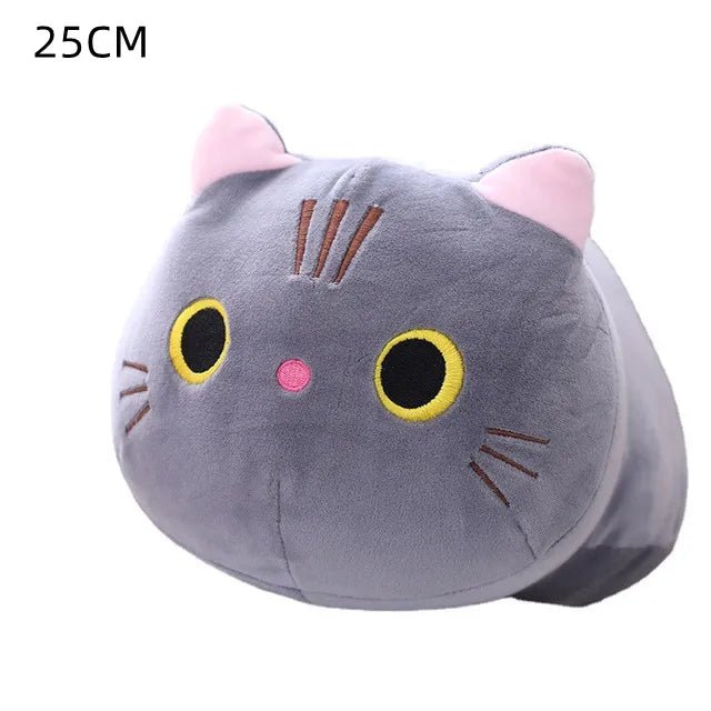 Cuddley Black Cat Shaped Soft Plush Toy - Shopping Time Australia