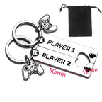 Cute Gamer Couple Keychain Valentine - Shopping Time Australia