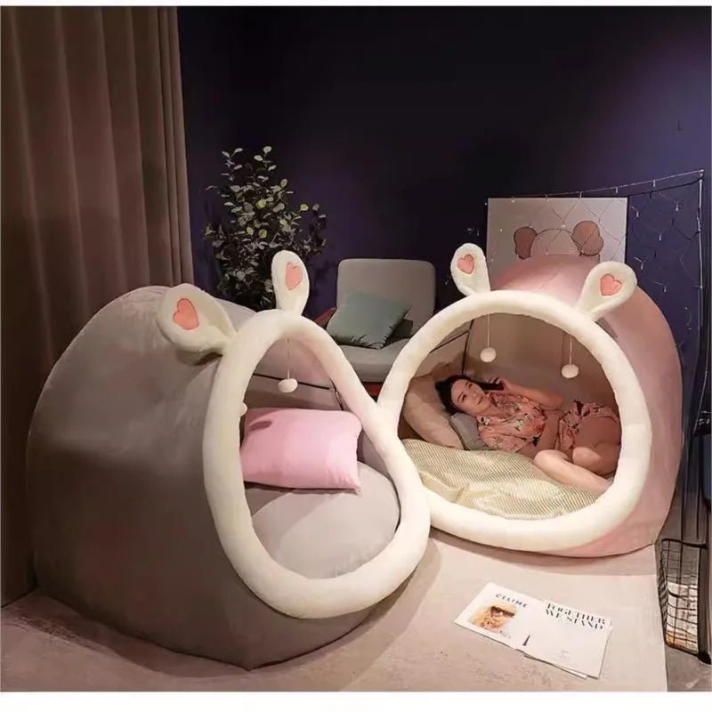 Cute Oversized Adult & Child Plush Tent - Shopping Time Australia