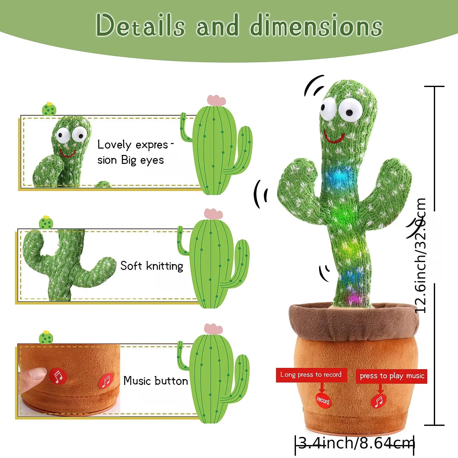 Dancing Cactus Toy - Shopping Time Australia