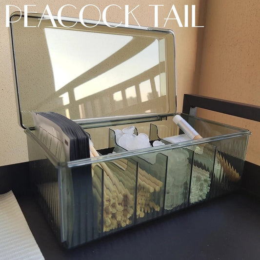 Dark Green Acrylic Storage Organiser - Shopping Time Australia