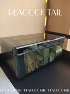 Dark Green Acrylic Storage Organiser - Shopping Time Australia