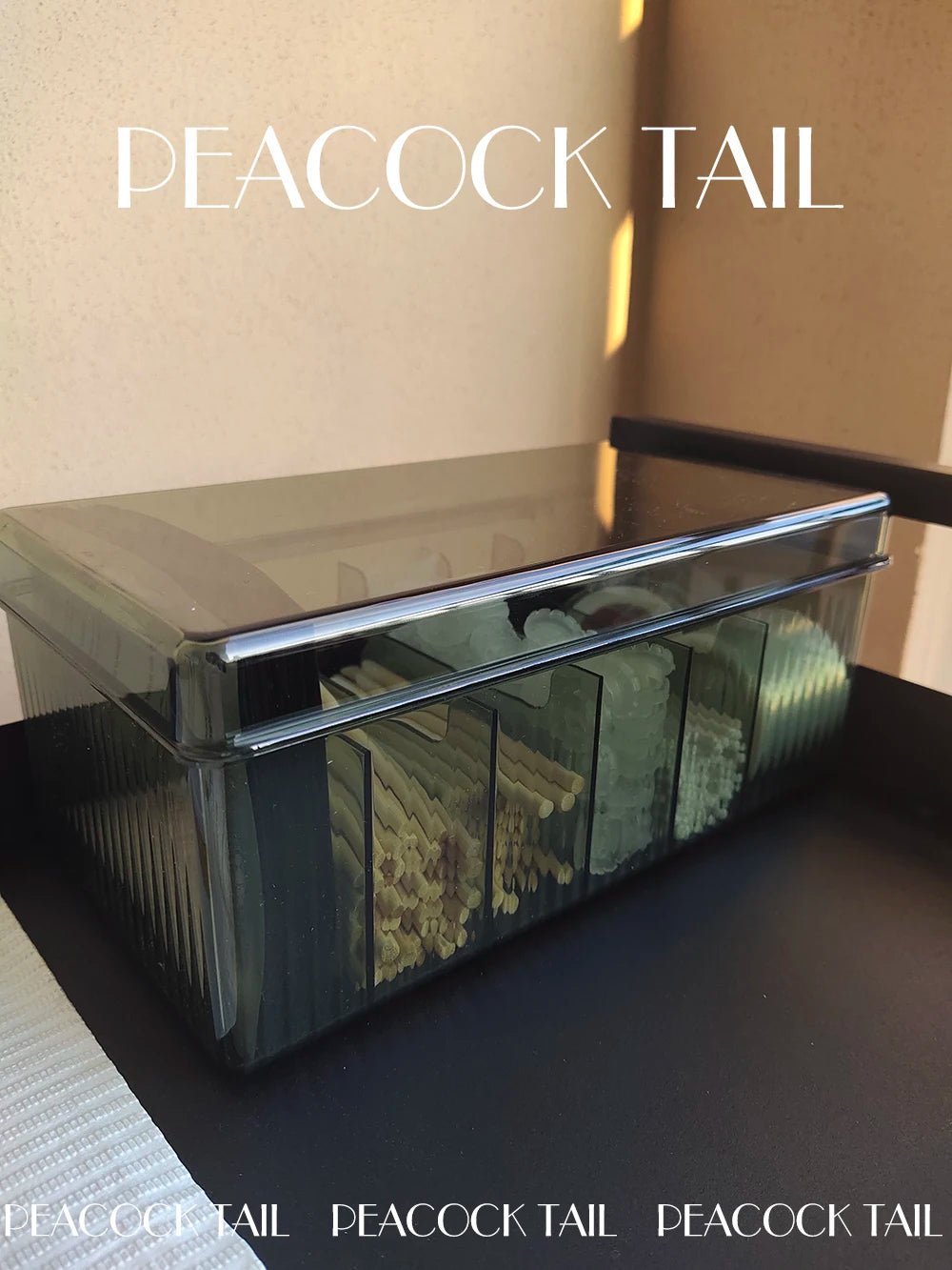 Dark Green Acrylic Storage Organiser - Shopping Time Australia
