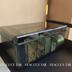 Dark Green Acrylic Storage Organiser - Shopping Time Australia