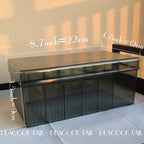 Dark Green Acrylic Storage Organiser - Shopping Time Australia