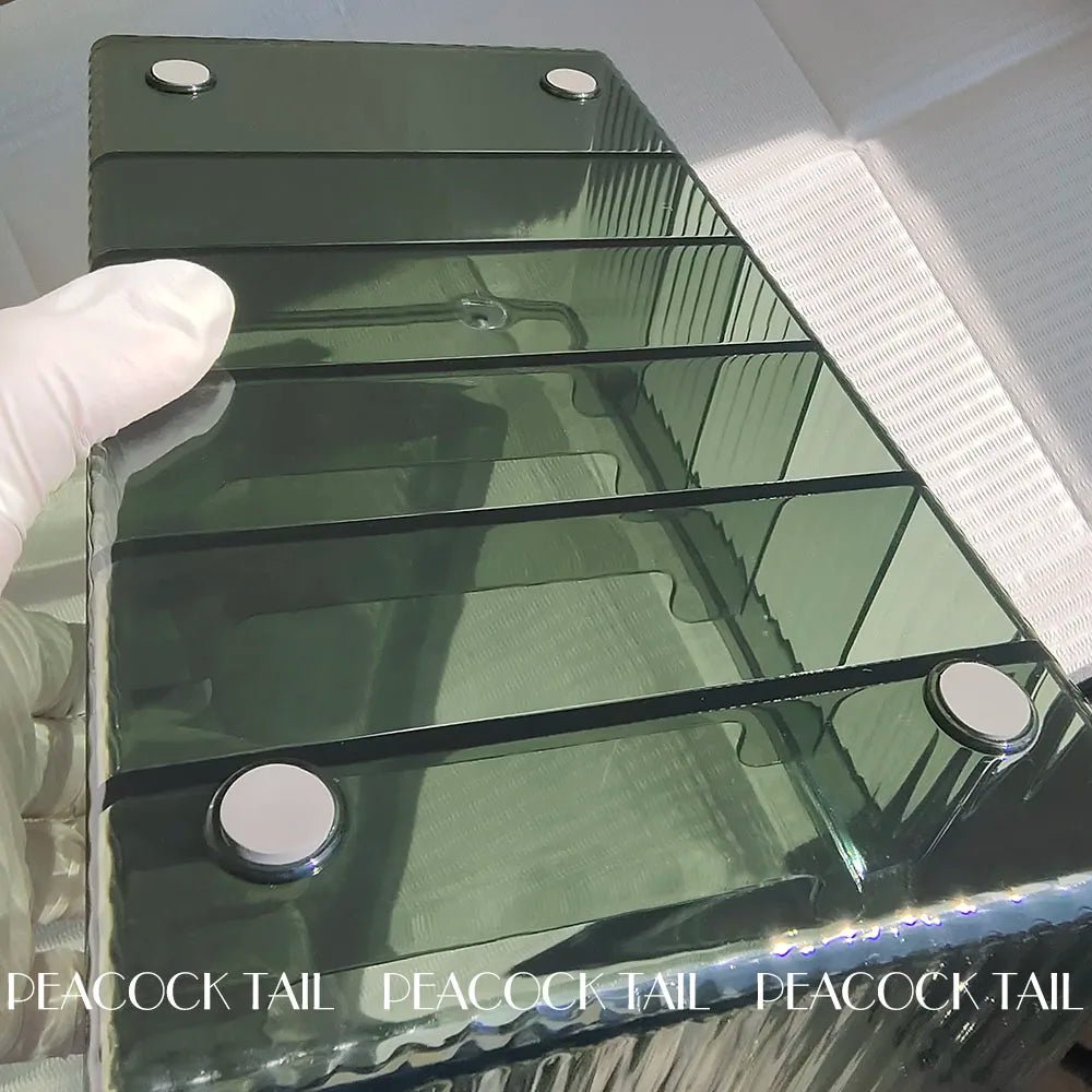 Dark Green Acrylic Storage Organiser - Shopping Time Australia