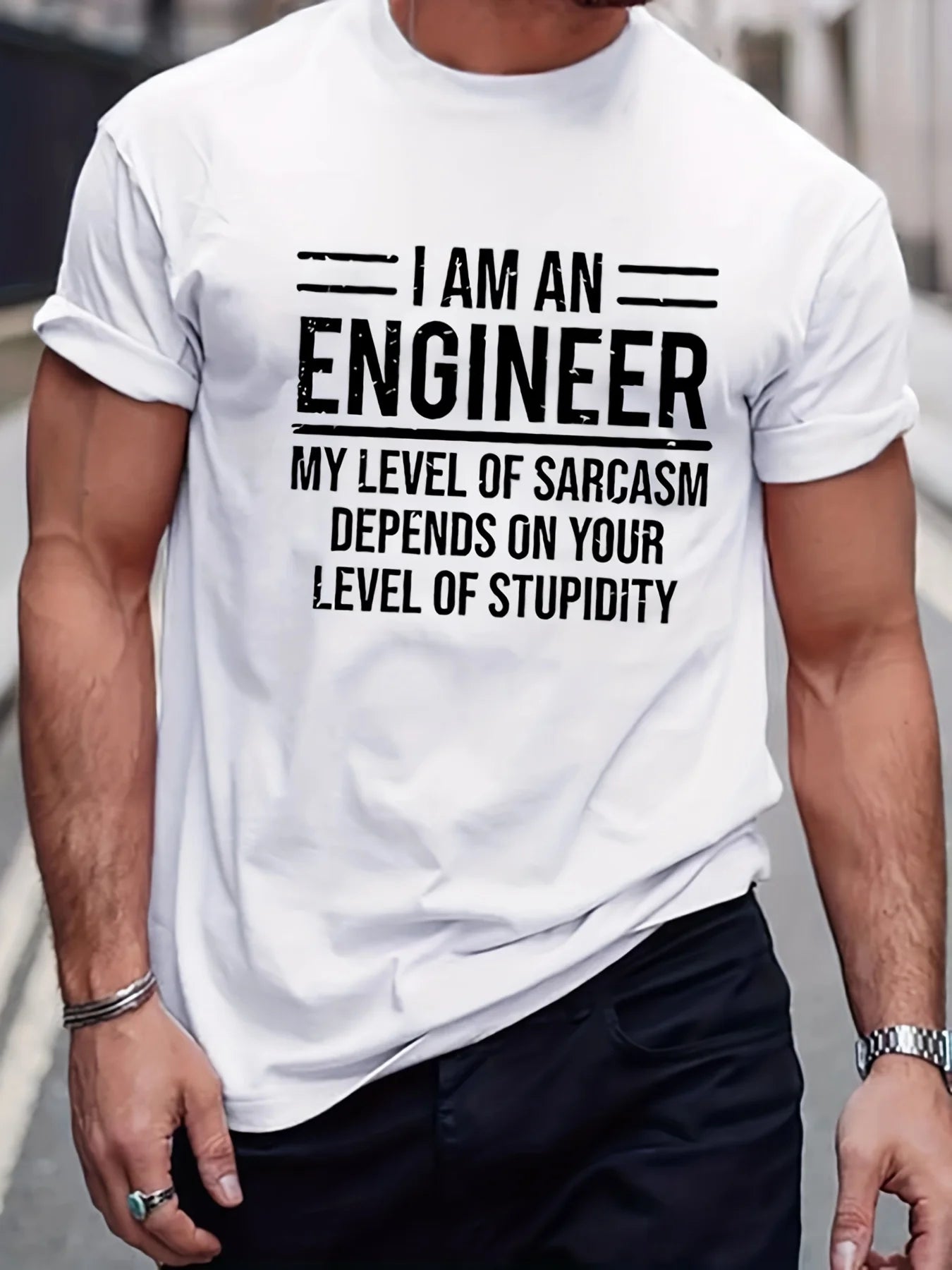 Engineer Slogan T-shirt - Shopping Time Australia - T-Shirts