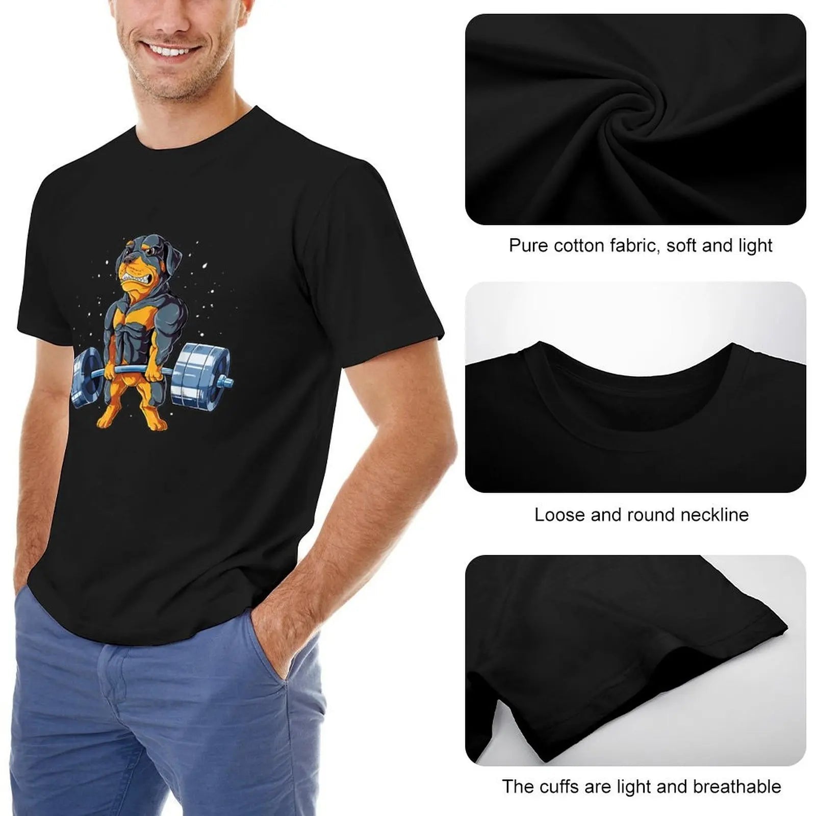 Gym Deadlift Men T-Shirt - Shopping Time Australia