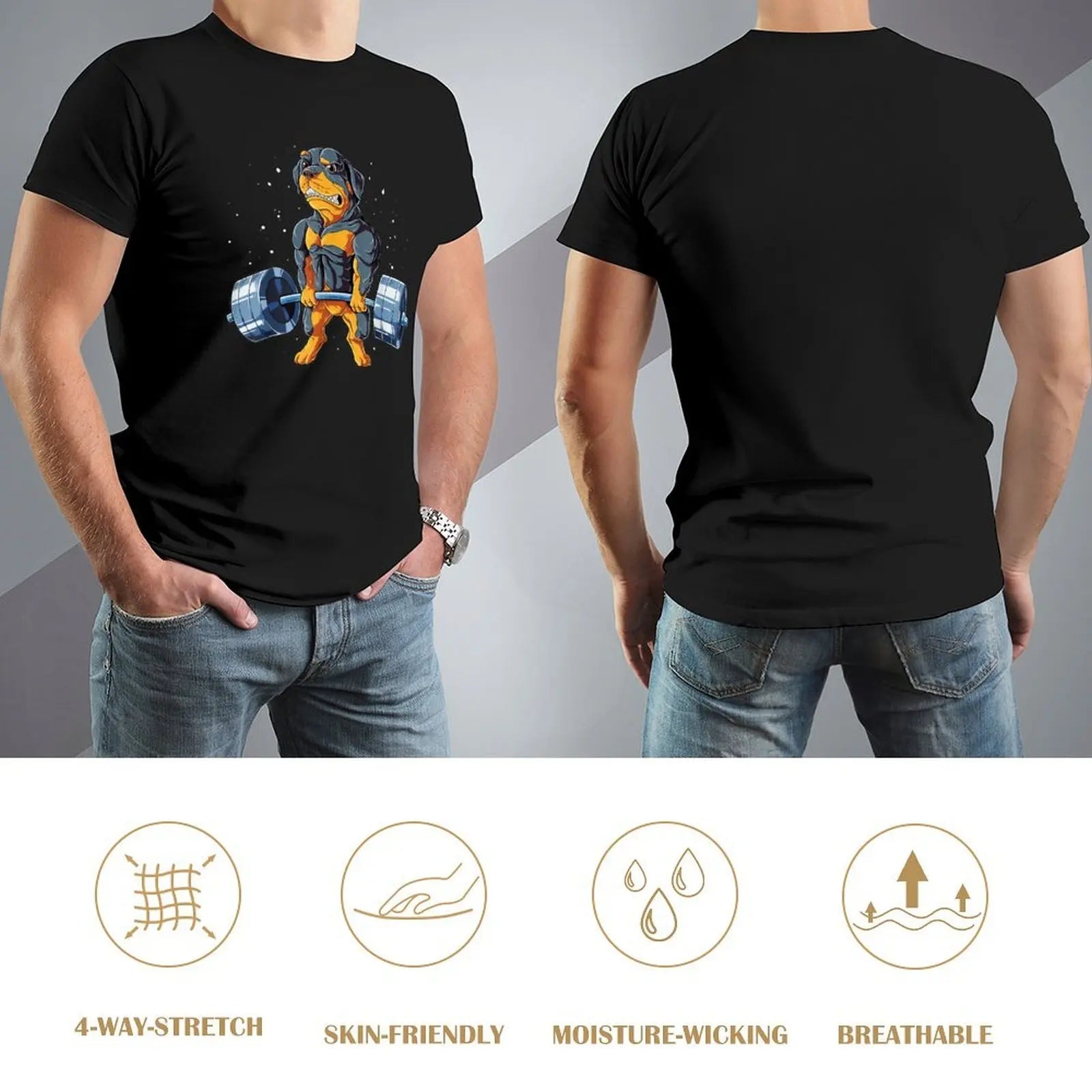 Gym Deadlift Men T-Shirt - Shopping Time Australia