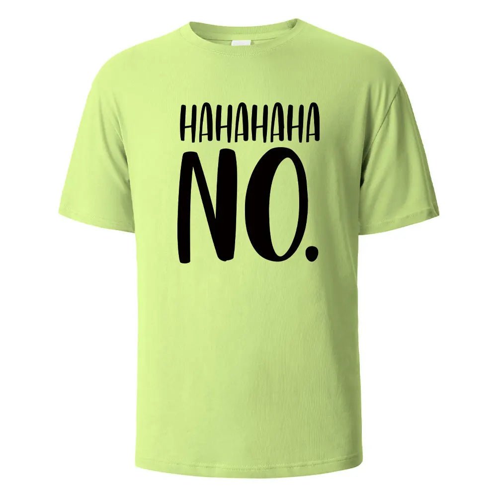 Hahaha No Print T-Shirt - Shopping Time Australia - 