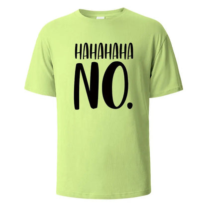 Hahaha No Print T-Shirt - Shopping Time Australia - 