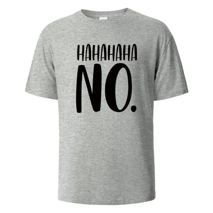Hahaha No Print T-Shirt - Shopping Time Australia - 