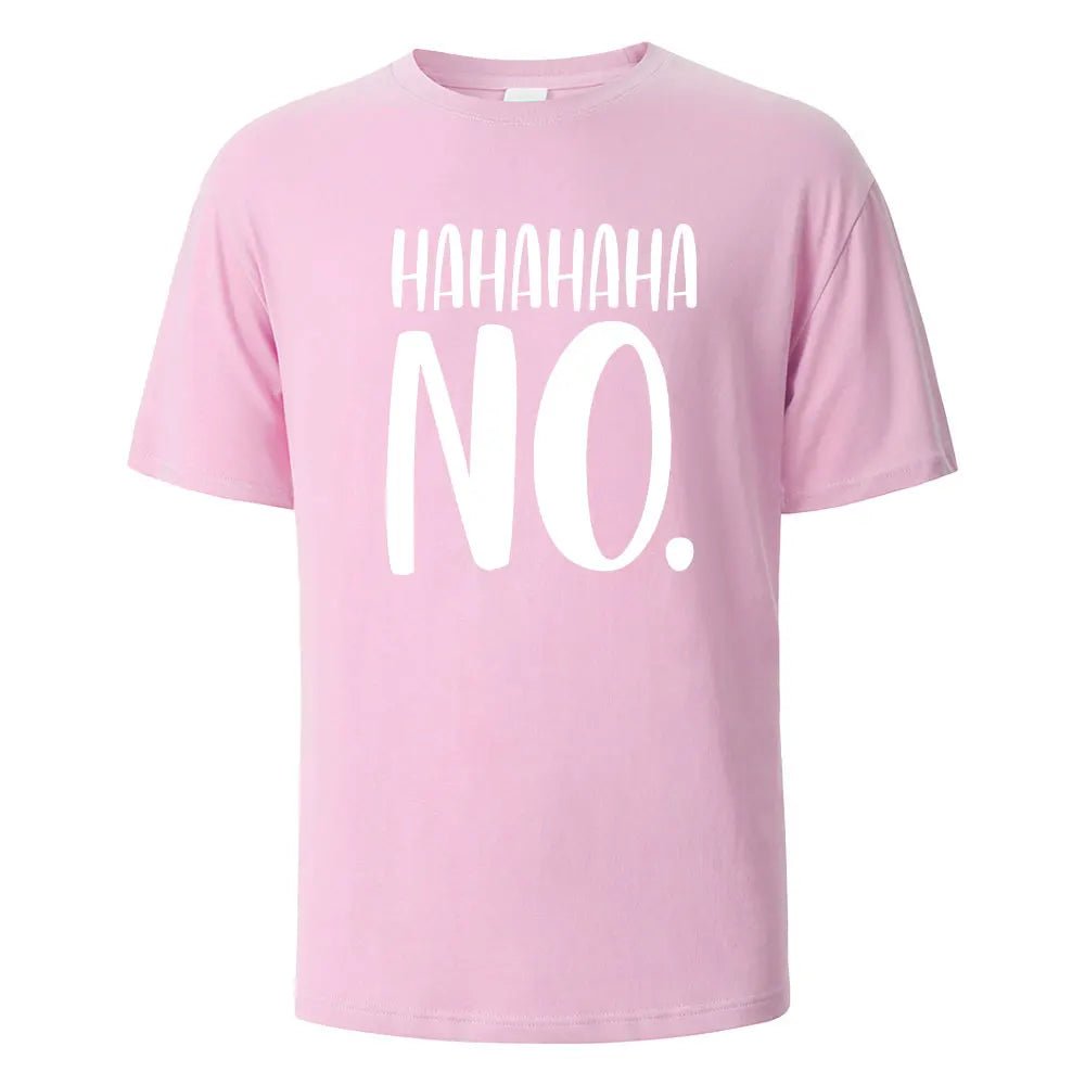 Hahaha No Print T-Shirt - Shopping Time Australia - 