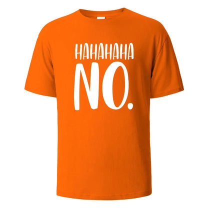 Hahaha No Print T-Shirt - Shopping Time Australia - 