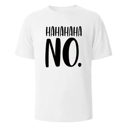 Hahaha No Print T-Shirt - Shopping Time Australia - 