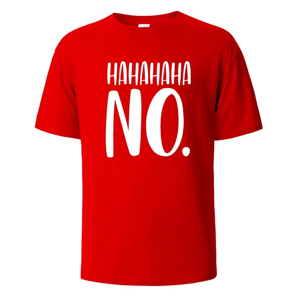 Hahaha No Print T-Shirt - Shopping Time Australia - 