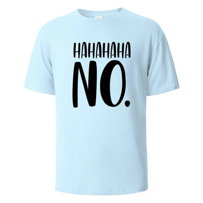 Hahaha No Print T-Shirt - Shopping Time Australia - 