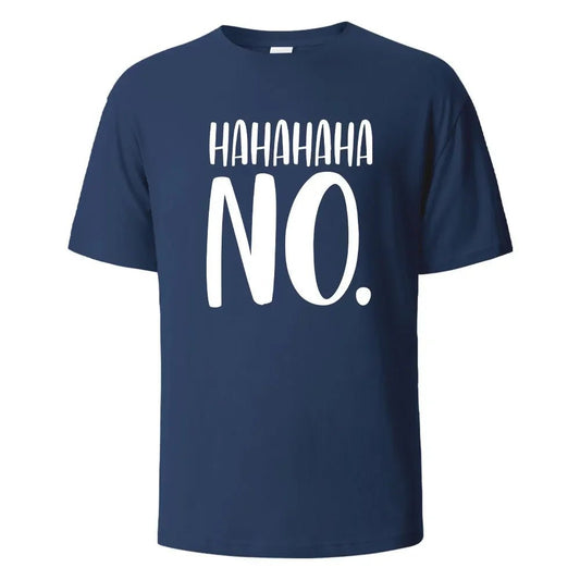 Hahaha No Print T-Shirt - Shopping Time Australia - 
