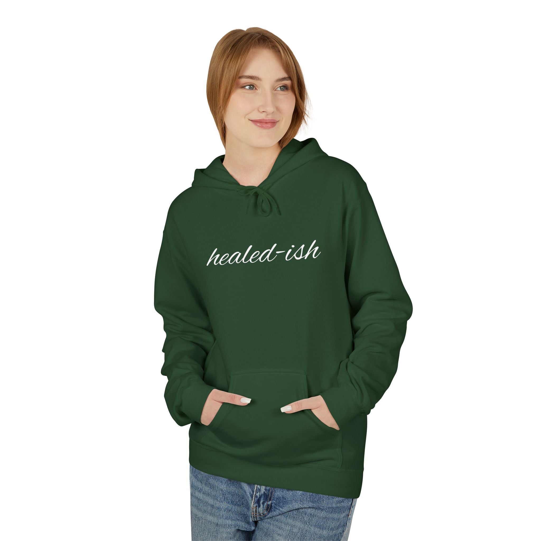 Healed - ish Women Softstyle Fleece Hoodie - Shopping Time Australia - Hoodie