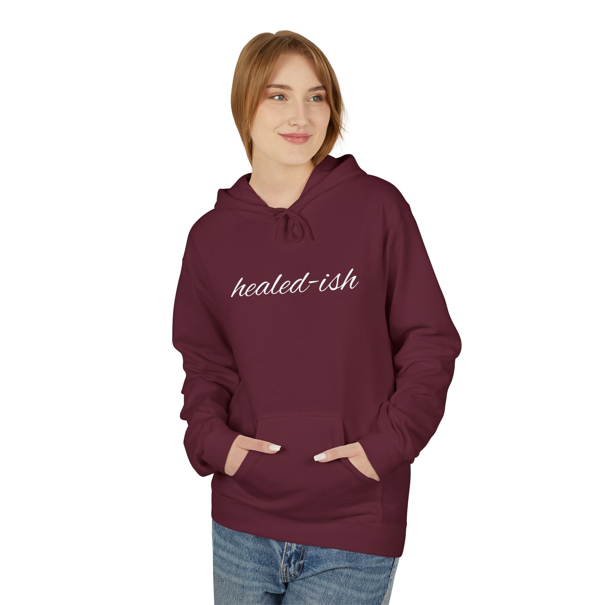 Healed - ish Women Softstyle Fleece Hoodie - Shopping Time Australia - Hoodie