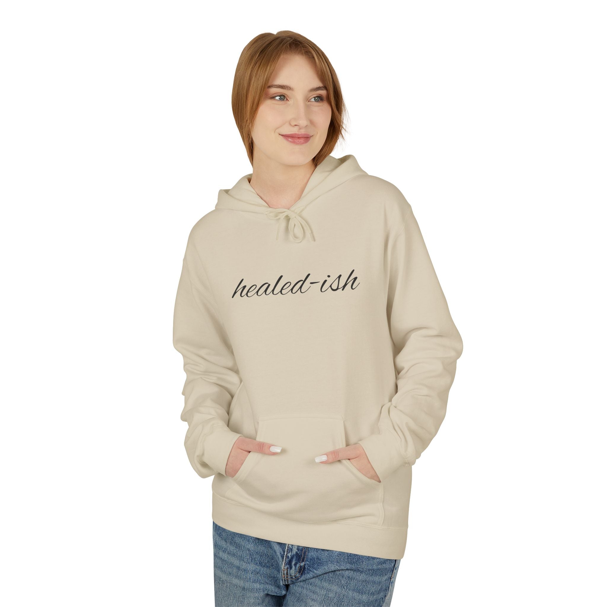 Healed - ish Women Softstyle Fleece Hoodie - Shopping Time Australia - Hoodie